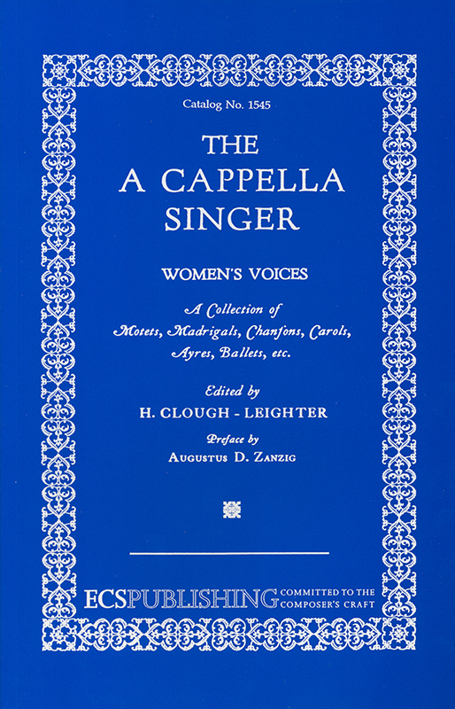 a cappella singer