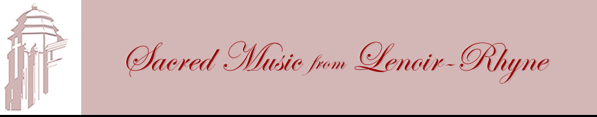 Sacred Music from Lenoir-Rhyne Series