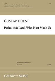Psalm 148: Lord, Who Hast Made Us (Organ/Vocal Score)