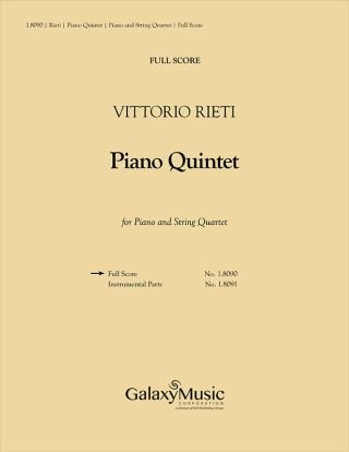 Piano Quintet (Score)