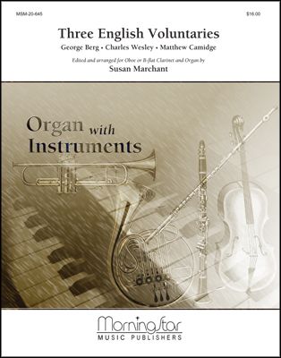Three English Voluntaries Arranged for Oboe and Organ