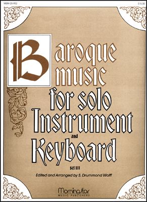 Baroque Music for Solo Instrument & Keyboard, Set, III