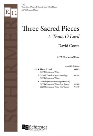 Three Sacred Pieces: 1. Thou, O Lord