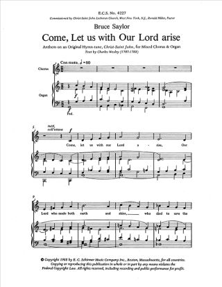 Come, Let Us with Our Lord Arise