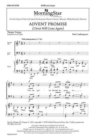Advent Promise (Christ Will Come Again)