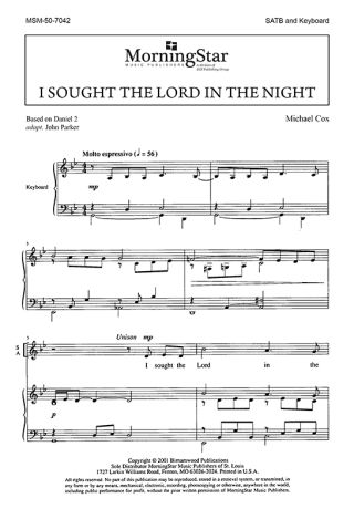 I Sought the Lord in the Night