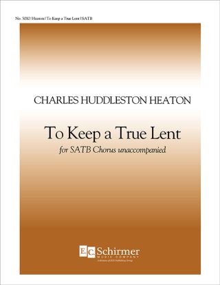 To Keep a True Lent