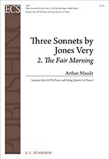 Three Sonnets by Jones Very: 2. The Fair Morning