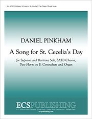 A Song for St. Cecilia's Day