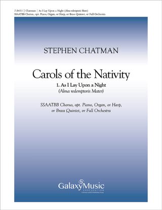 Carols of the Nativity: 1. As I Lay Upon a Night