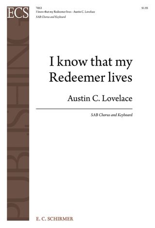 I Know that my Redeemer lives