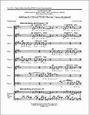 Alleluia for SSAATTBB Chorus Unaccompanied