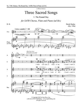 Three Sacred Songs: 1. The Round Day