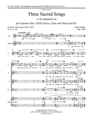 Three Sacred Songs: 2. The Shepherd Lad
