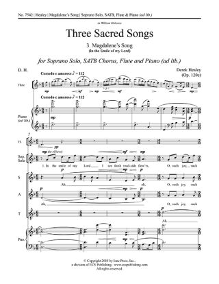 Three Sacred Songs: 3. Magdalene