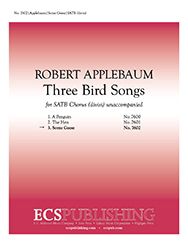 Three Bird Songs: 3. Some Geese
