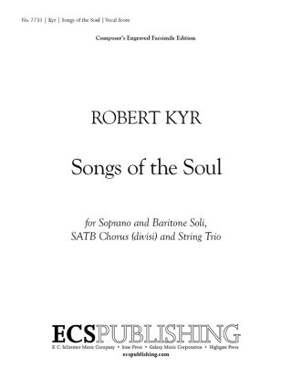 Songs of the Soul (Vocal/Choral Score)