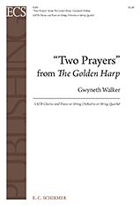 Two Prayers from The Golden Harp  (Piano/Choral Score)