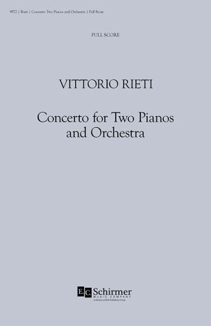 Concerto for Two Pianos and Orchestra (Additional Full Score)