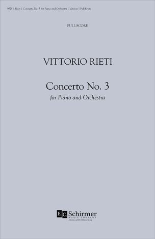 Concerto No. 3 for Piano & Orchestra, Version 1 (Additional Full Score)