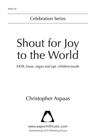 Shout for Joy to the World