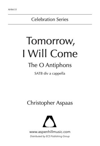 Tomorrow, I Will Come