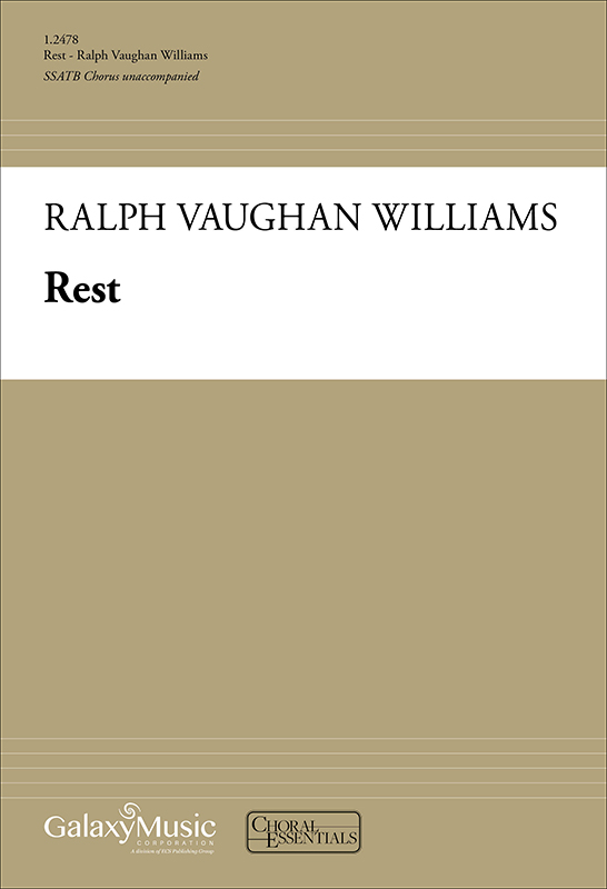 Rest : SSATB : Ralph Vaughan Williams : Sheet Music : 1.2478
