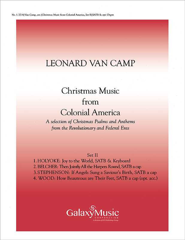 Christmas Music from Colonial America, Set II : SATB : Leonard Van Camp : Leonard Van Camp : Sheet Music : 1.3214