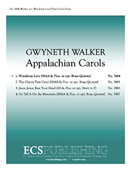 Appalachian Carols: 1. Wondrous Love : SATB : Gwyneth Walker : Sheet Music : 7484