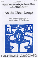 As the Deer Longs : SAB : Felix Mendelssohn : Sheet Music : CH-1115