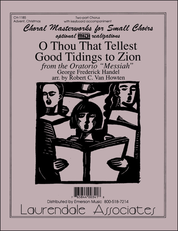 O Thou That Tellest Good Tidings to Zion : 2-Part : George Frideric Handel : Sheet Music : CH-1185