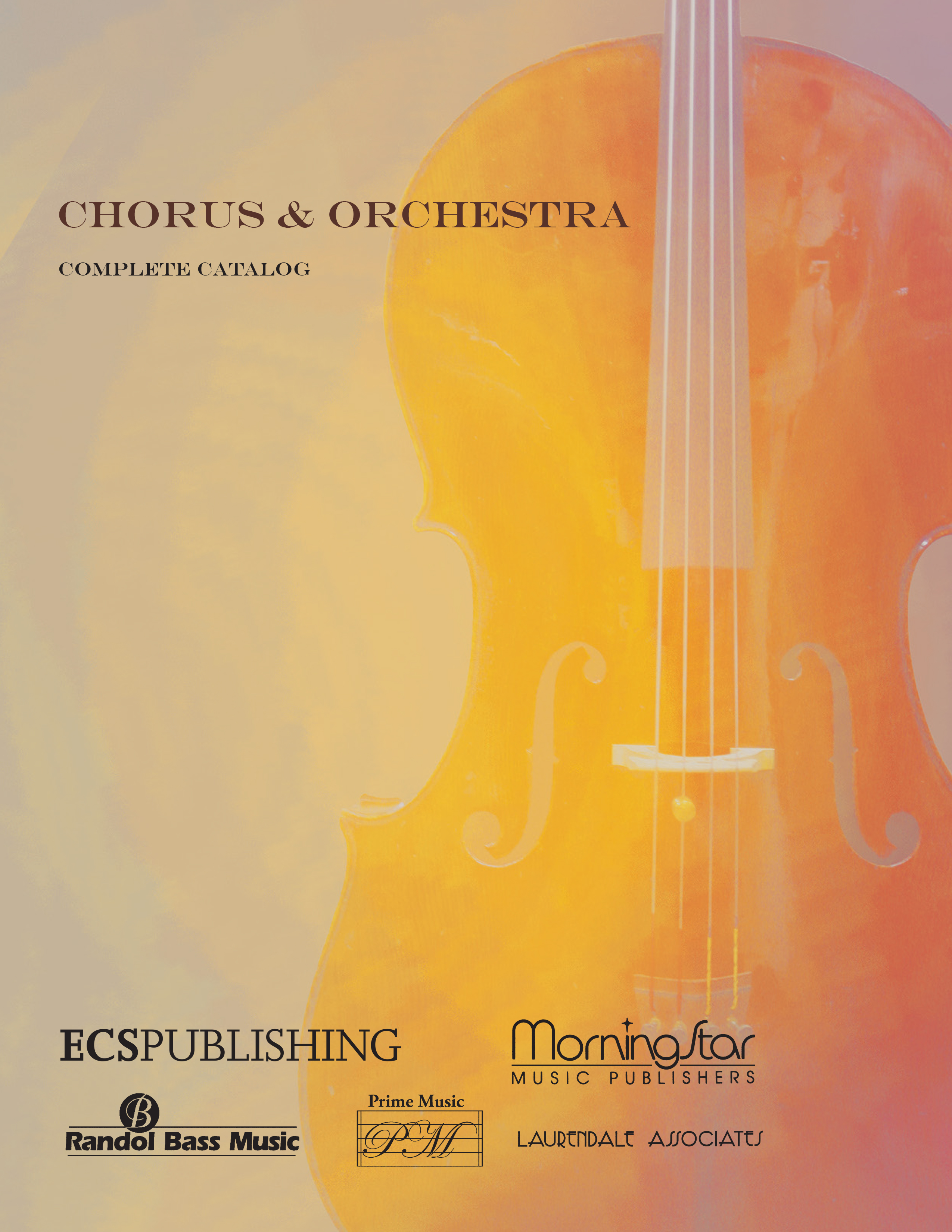 Canticle Distributing Chorus with Orchestra Catalog